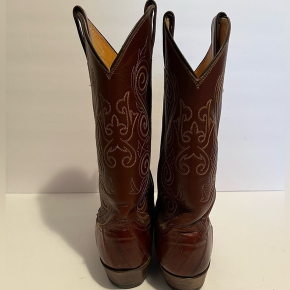 Men\'s Brown Style 08207 Leather Justin Cowboy Boots Sz 8.5 D main image 15